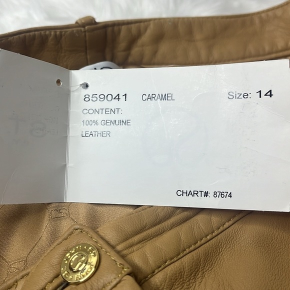 ST. JOHN COUTURE by Marie Gray 100% LEATHER COUTURE PANTS - Picture 8 of 16